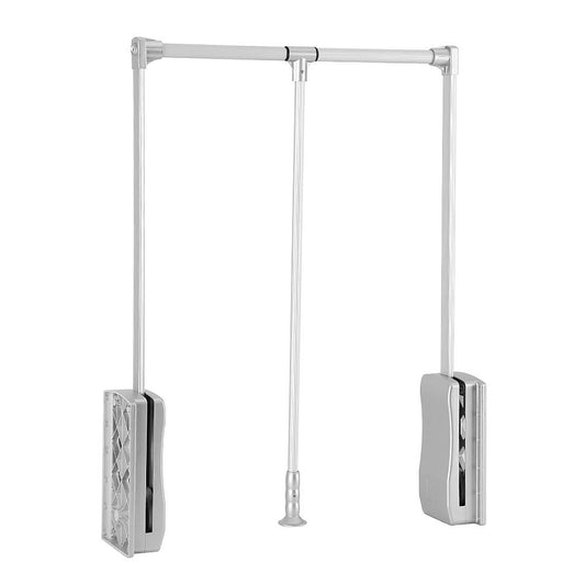 Fdit Adjustable Pull Down Wardrobe Rail 830-1150mm Storage NEW