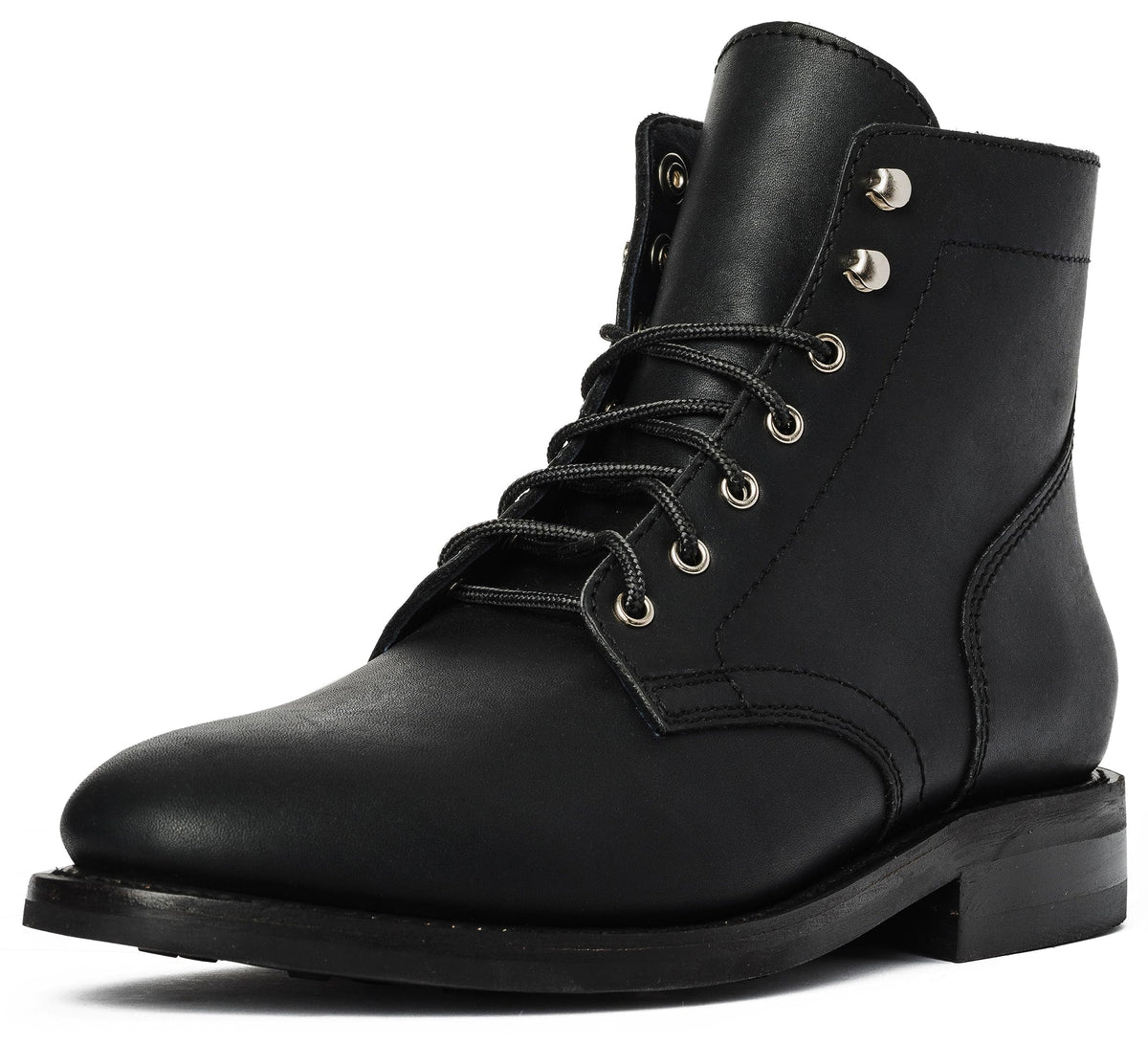Thursday Boot Company President Ankle Boots Black Matte Leather Mens US 11 NEW