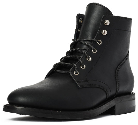 Thursday Boot Company President Ankle Boots Black Matte Leather Mens US 11 NEW