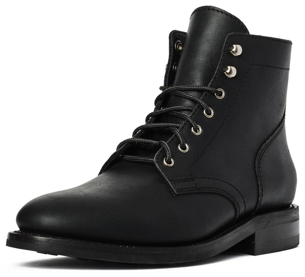 Thursday Boot Company President Ankle Boots Black Matte Leather Mens US 11 NEW
