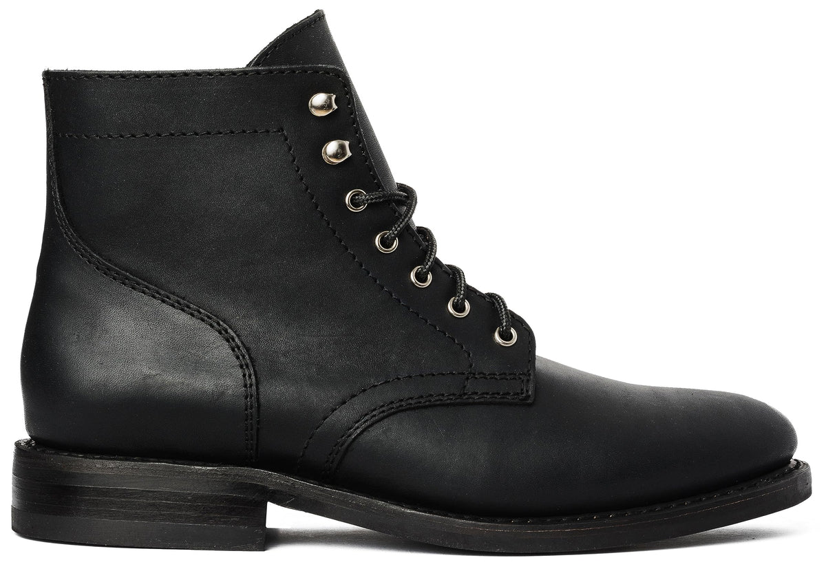 Thursday Boot Company President Ankle Boots Black Matte Leather Mens US 11 NEW