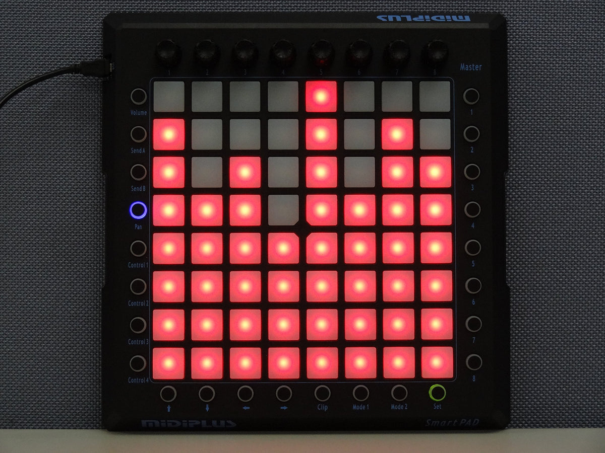 Midiplus Smartpad Accessories USB MIDI Controller Keyboard Black DEMO