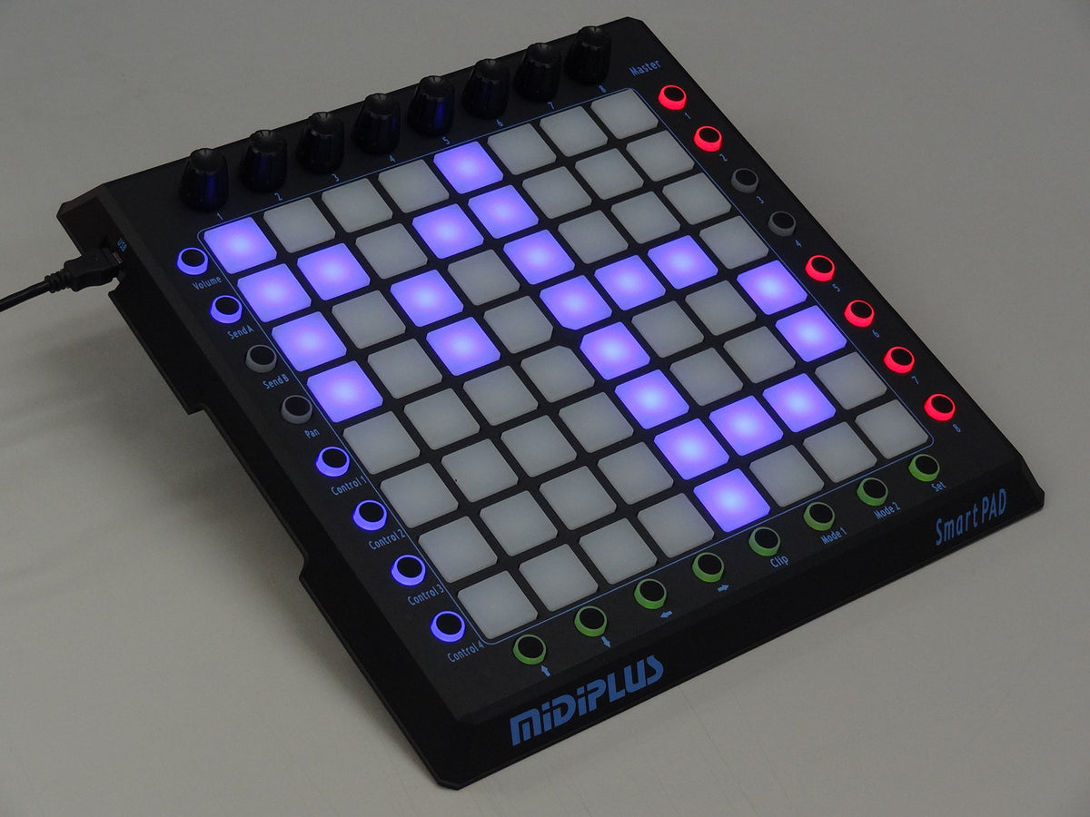 Midiplus Smartpad Accessories USB MIDI Controller Keyboard Black DEMO
