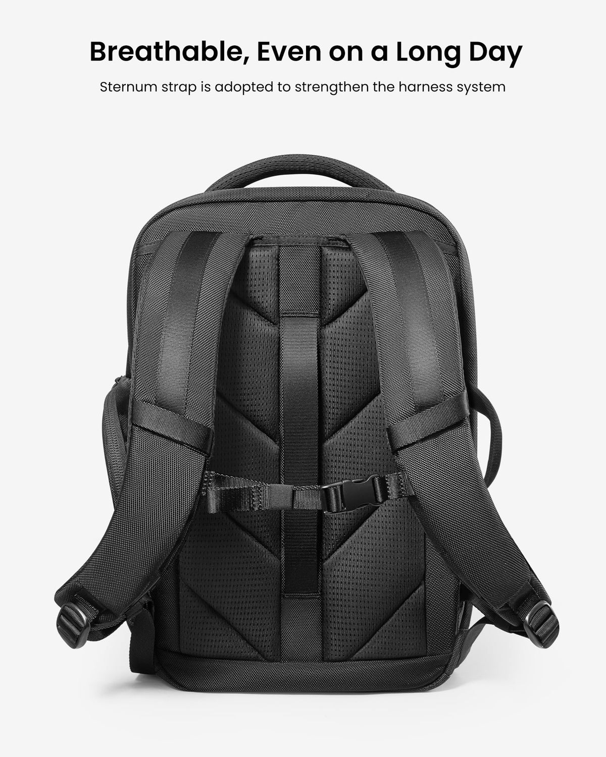 tomtoc 28L Backpacks X-Pac Laptop Backpack Black Business Professional Size NEW