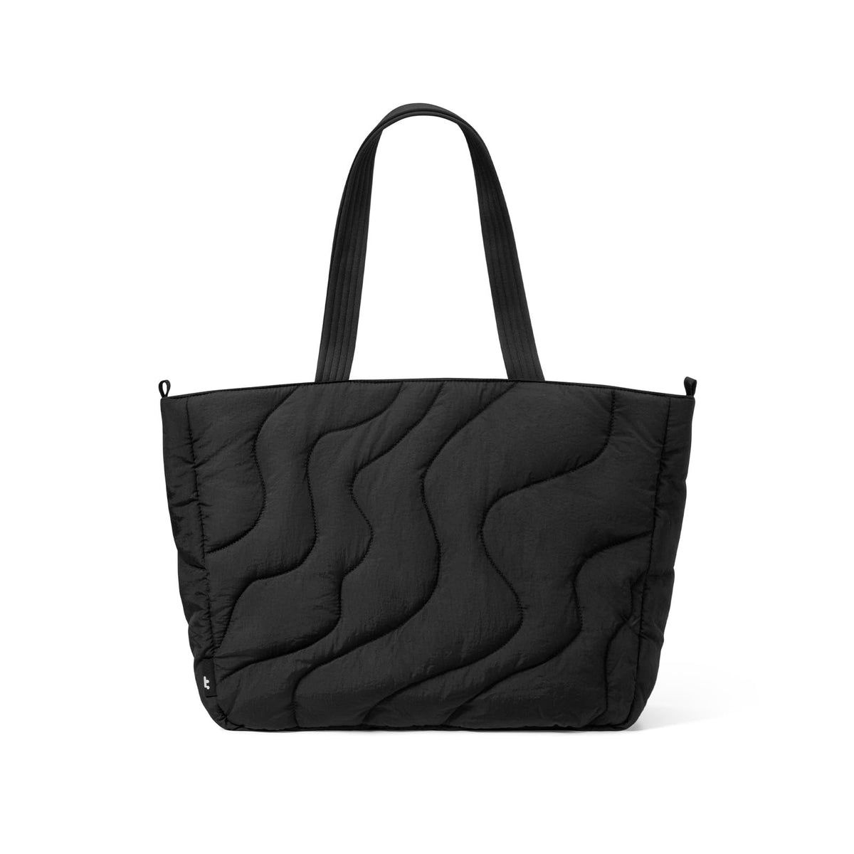 tomtoc Puffy Totes Laptop Tote Bag Lavascape Black Lightweight 30-40cm NEW