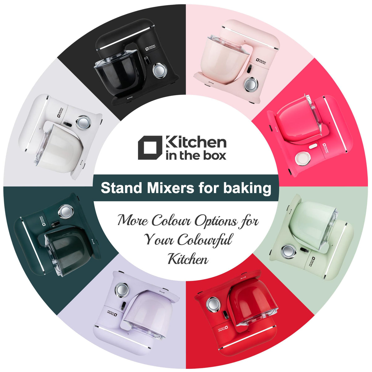 Kitchen in the box Stand Mixer 4.5L 10 Speed Forrest Green NEW