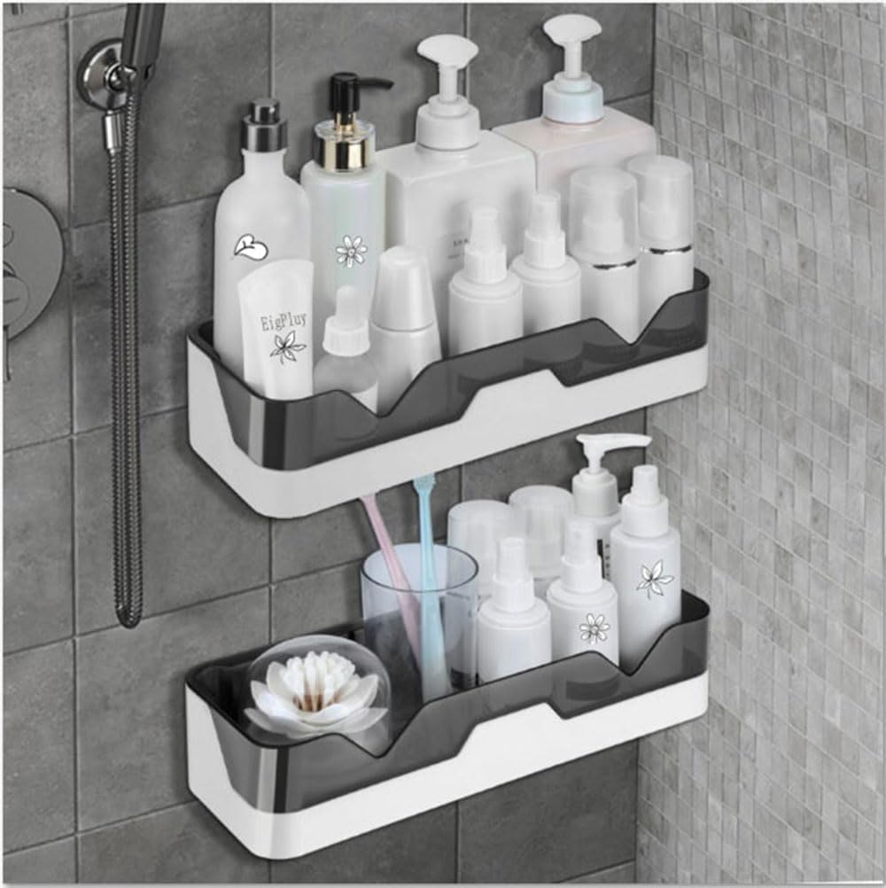 EigPluy Medium Soap Dishes Adhesive Shower Caddy - Drill Free Storage NEW