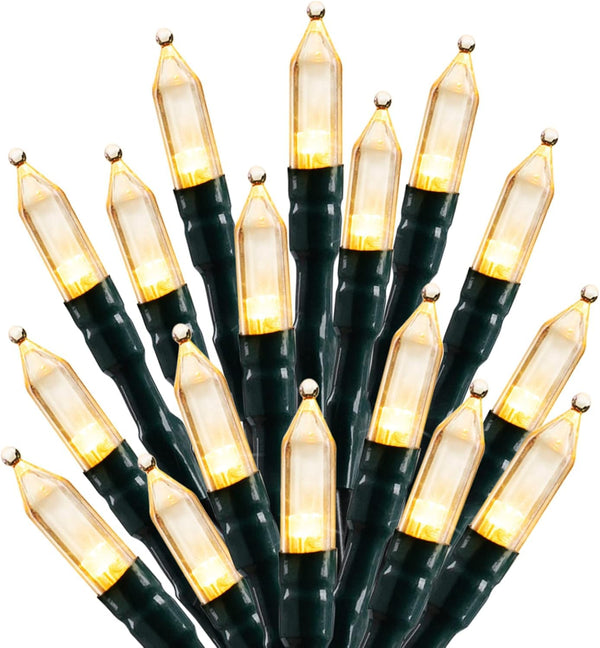 300 LED Clear Warm White String Lights for Home Decor 108ft DEMO