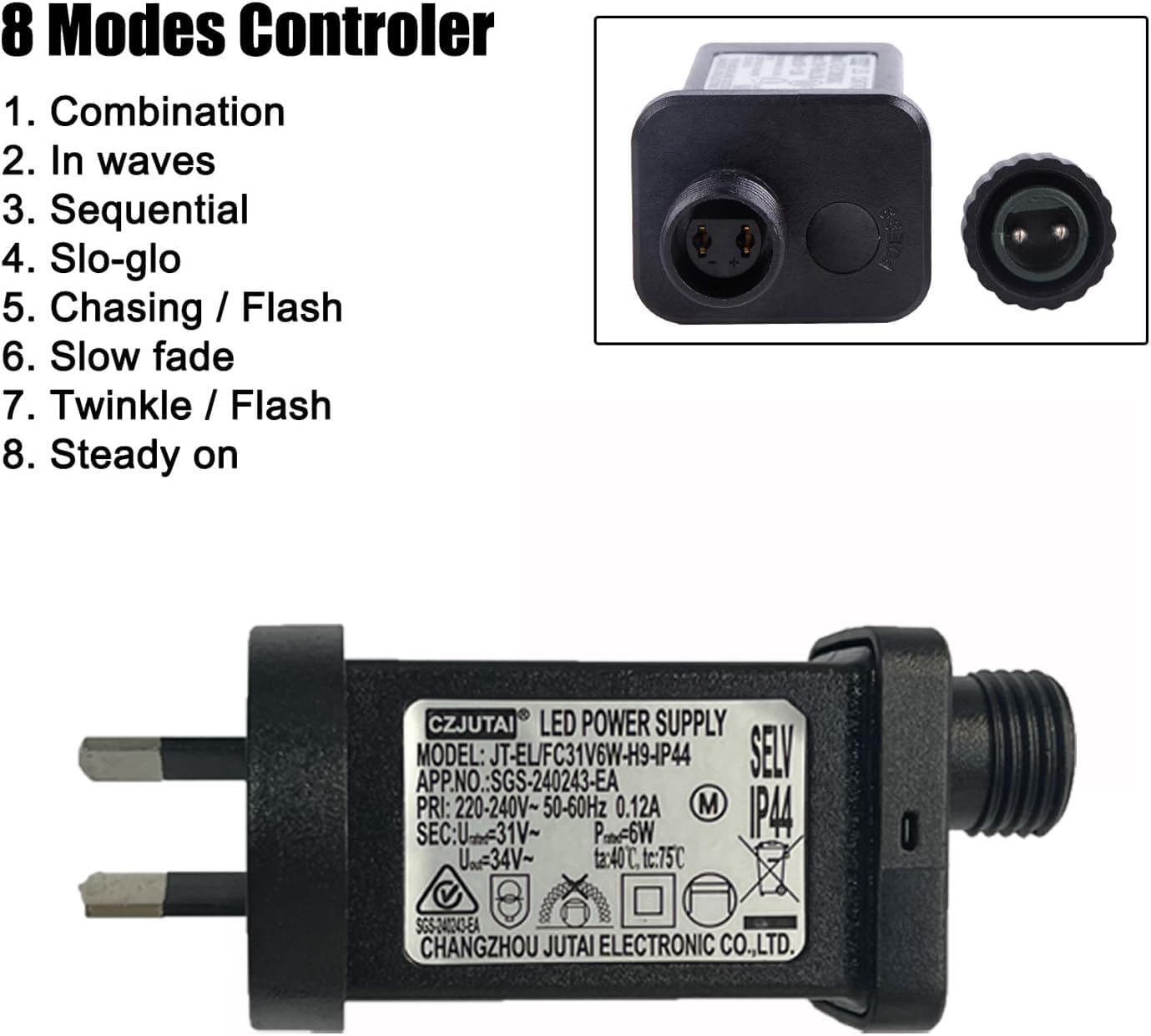 300 LED Clear Warm White String Lights for Home Decor 108ft DEMO