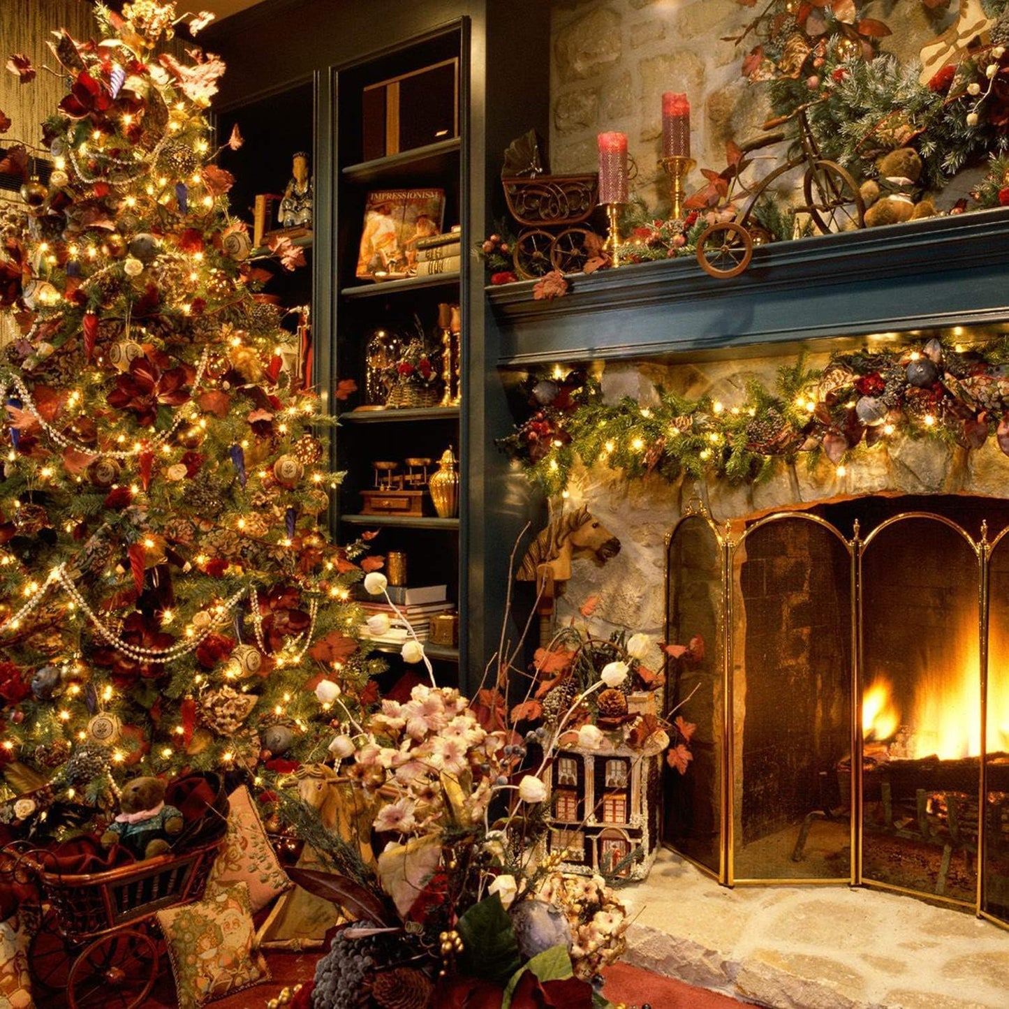 300 LED Clear Warm White String Lights for Home Decor 108ft DEMO