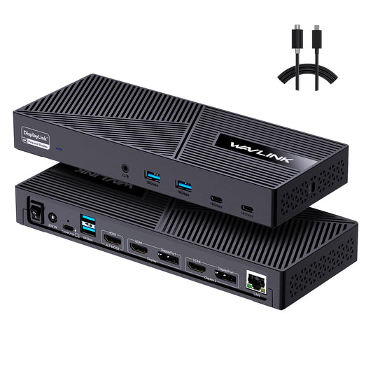 WAVLINK Triple Display USB-C Docking Station with 100W Power Delivery, 4K DEMO