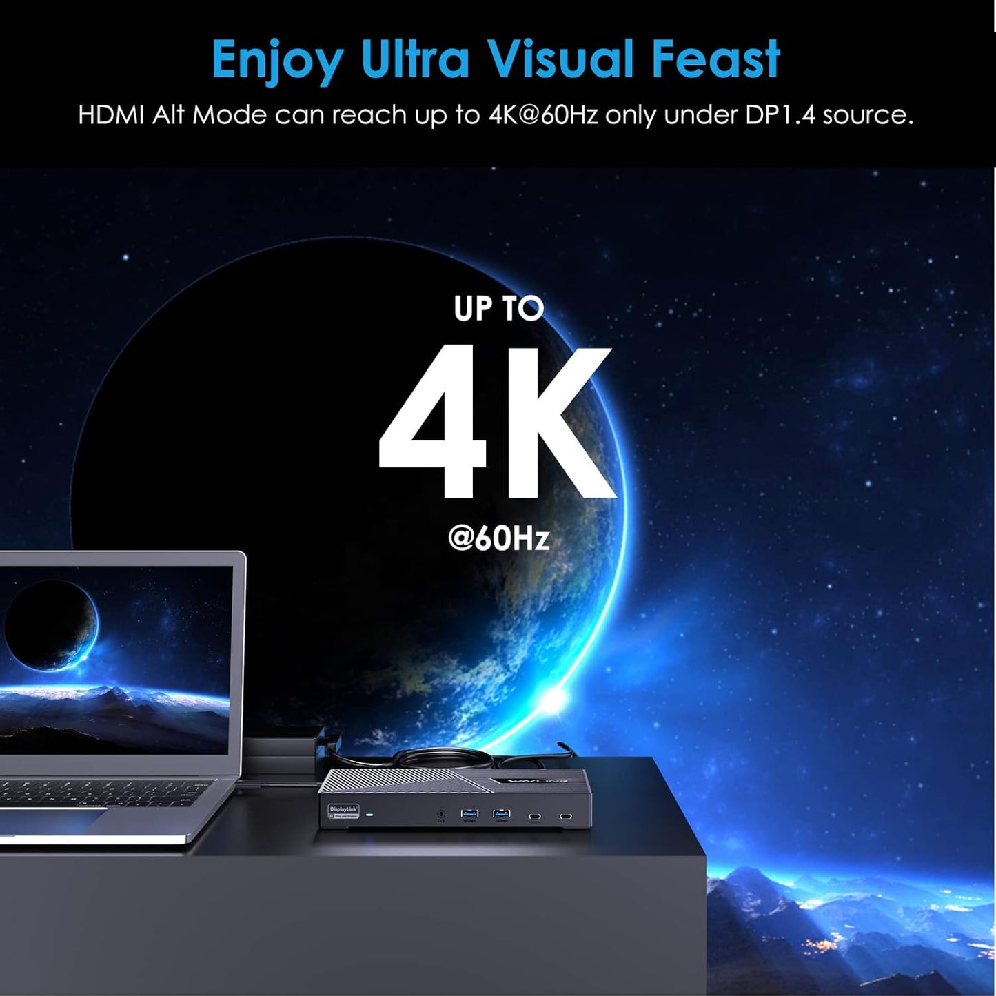 WAVLINK Triple Display USB-C Docking Station with 100W Power Delivery, 4K DEMO