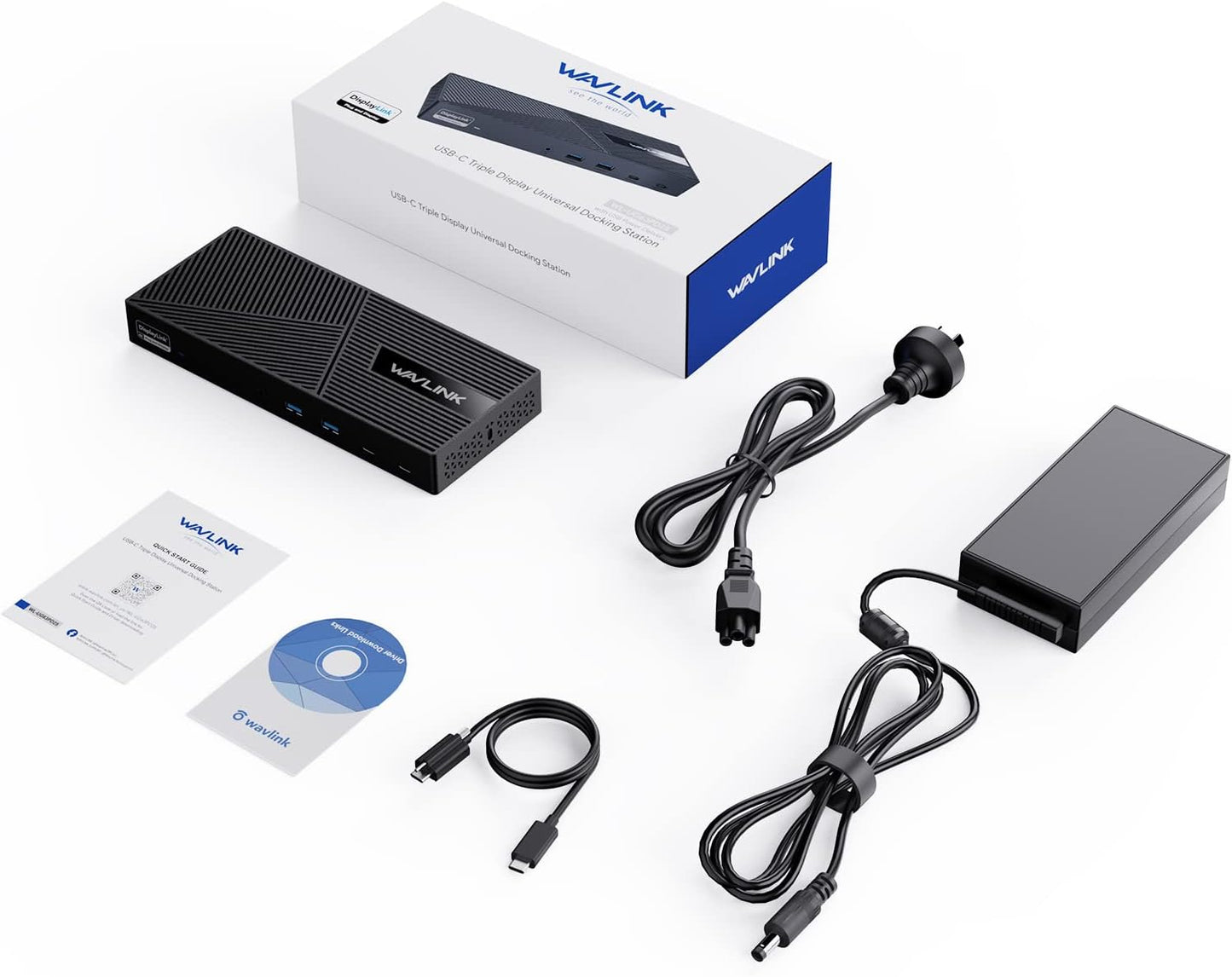 WAVLINK Triple Display USB-C Docking Station with 100W Power Delivery, 4K DEMO