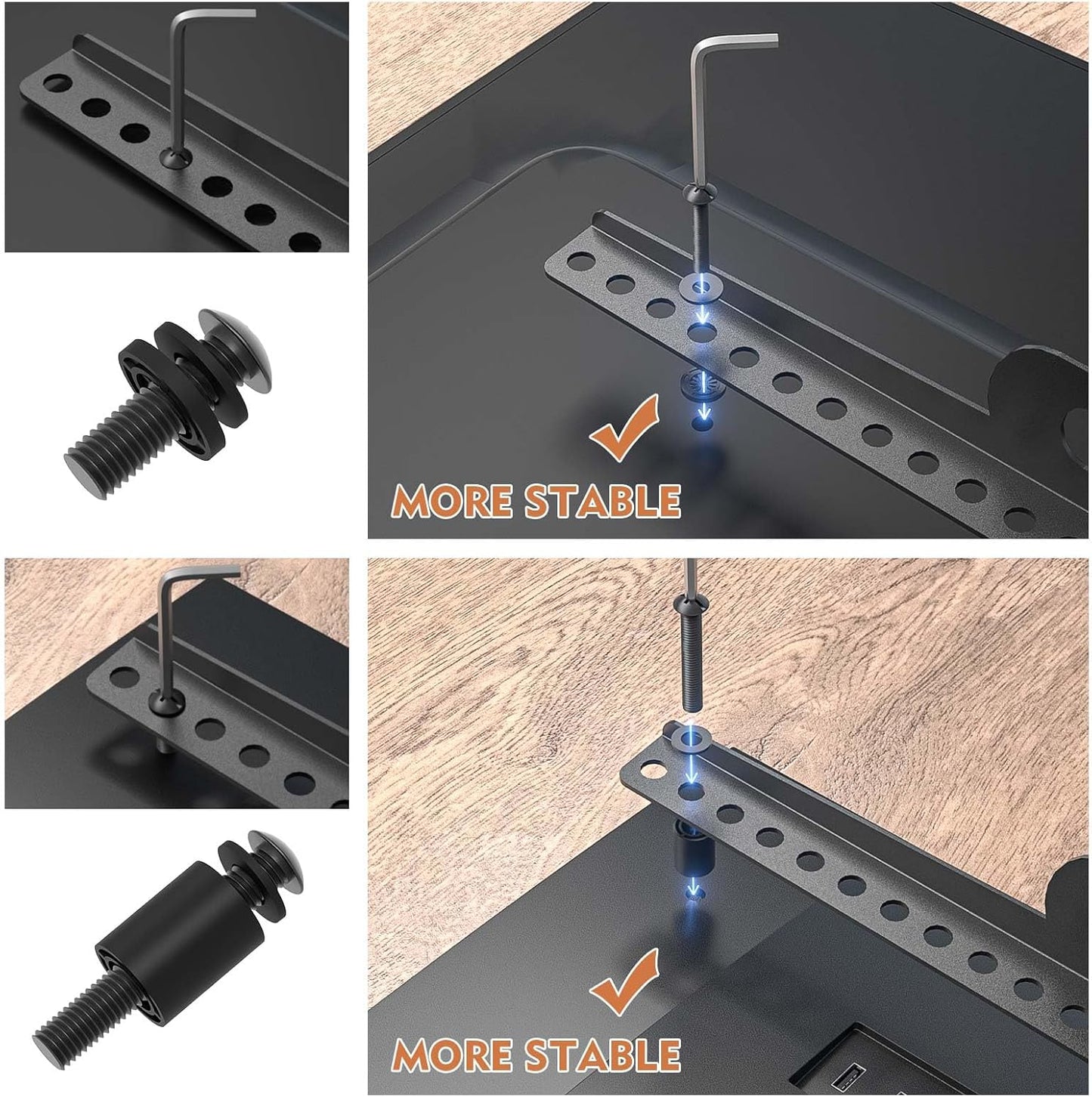 Hemudu Universal TV Installation Hardware Kit Includes Assorted Screws NEW