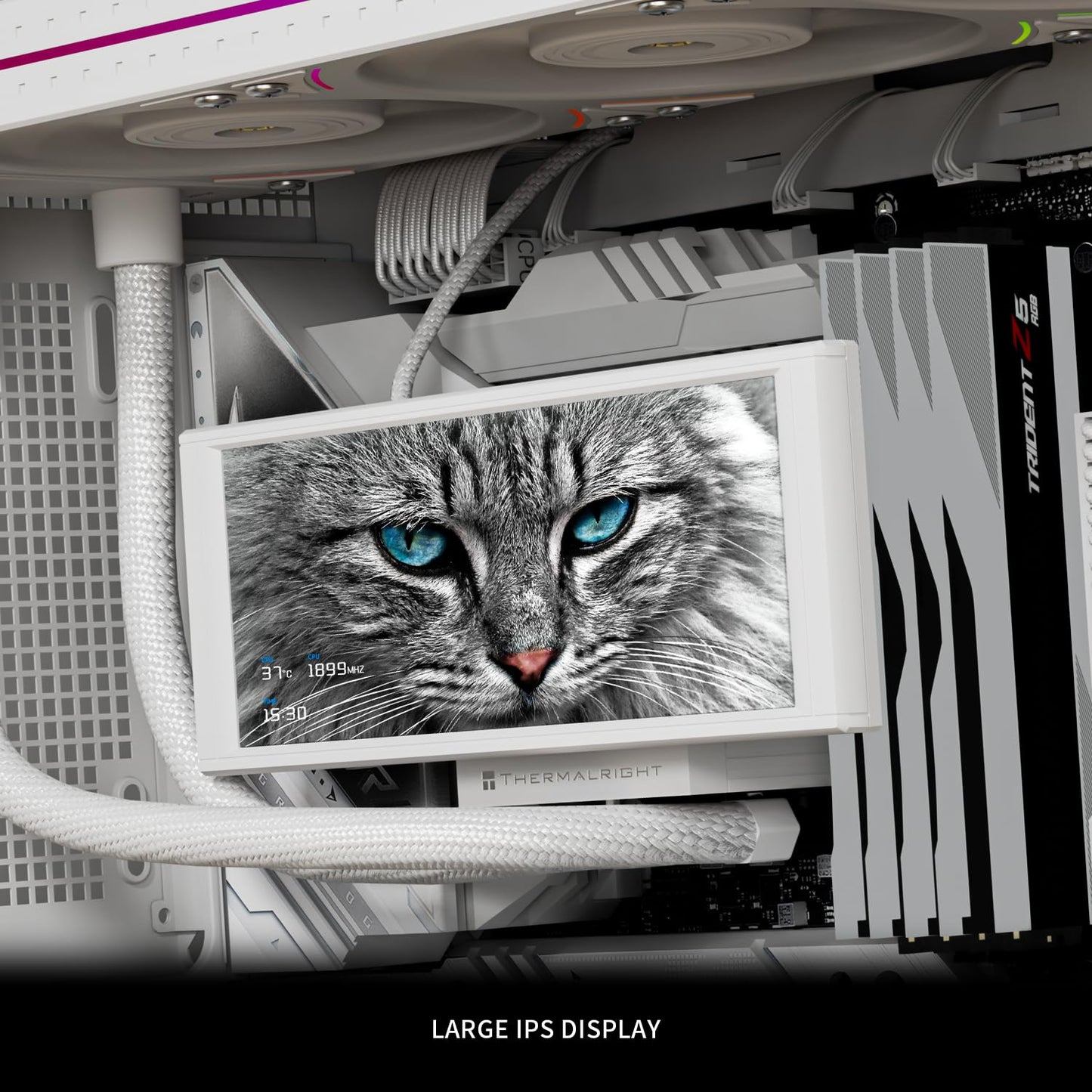 Thermalright Trofeo Vision 360 ARGB CPU AIO Cooler with 6.86-inch LCD DEMO