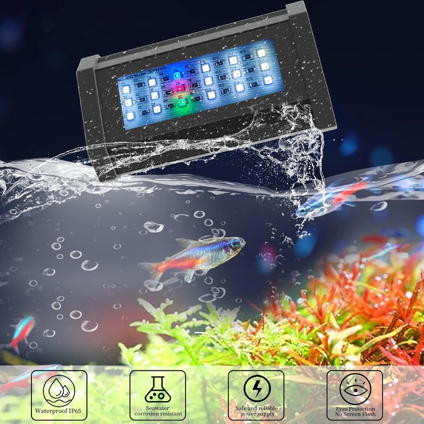 Lominie LED Aquarium Light 2-Channel Manual Timer Dimmer for Freshwater DEMO