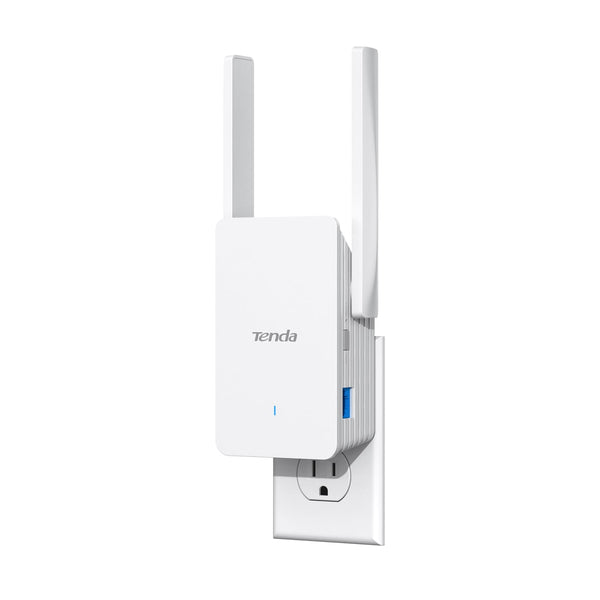 Tenda AX3000 A33 WiFi 6 Dual Band Gigabit Range Extender Repeater, White DEMO