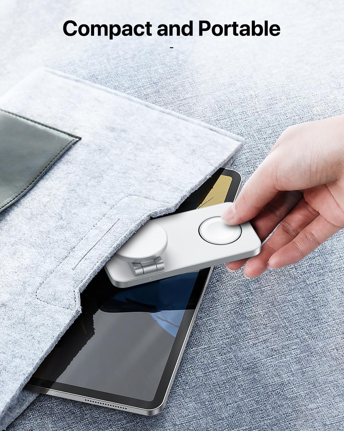 EXW 3-in-1 Wireless Charging Station 20W Mag-Safe Charger Stand for iPhone NEW