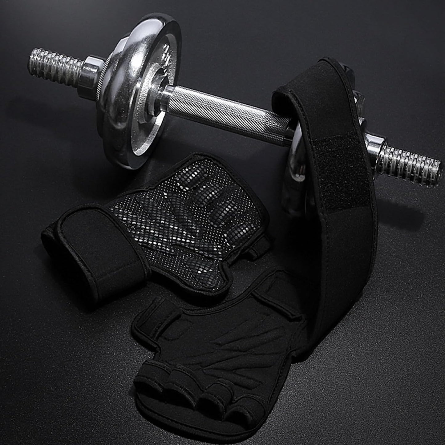 Ventilated Weight Lifting Gloves with Built-in Wrist Wraps Black Size Small NEW