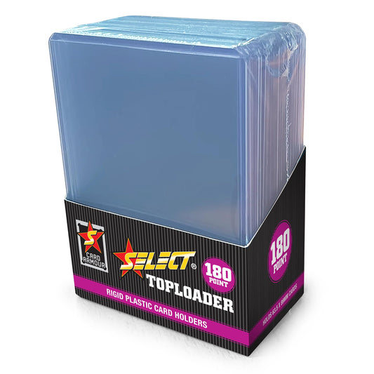Card Armour 180pt Thick Top Loaders for Standard Size Trading Cards Clear NEW