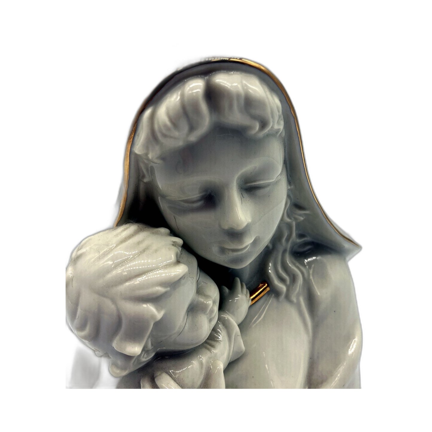 Mikasa Porcelain Madonna/Child Figure Madonna and Child Holiday Figurine