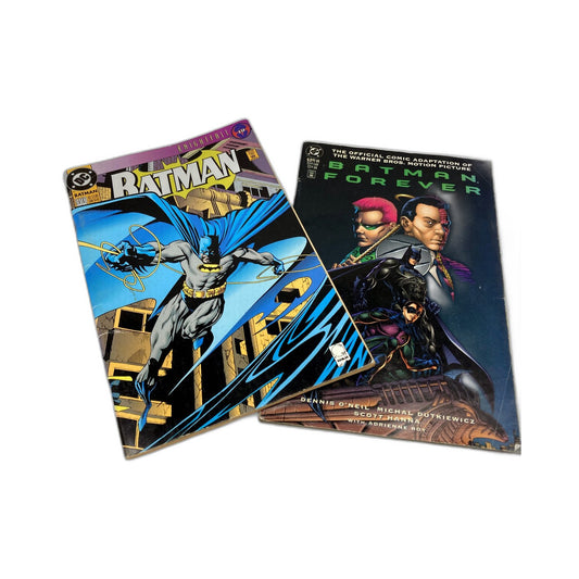 VINTAGE DC Comics Batman Forever Comic Book Collectible 1995 & 1993