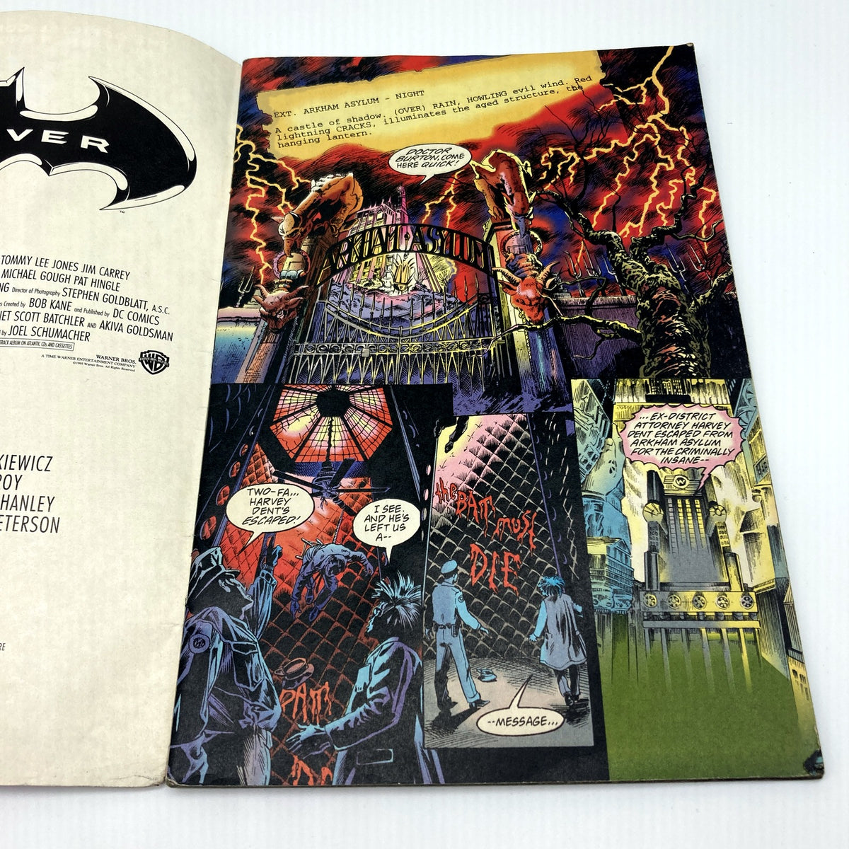 VINTAGE DC Comics Batman Forever Comic Book Collectible 1995 & 1993