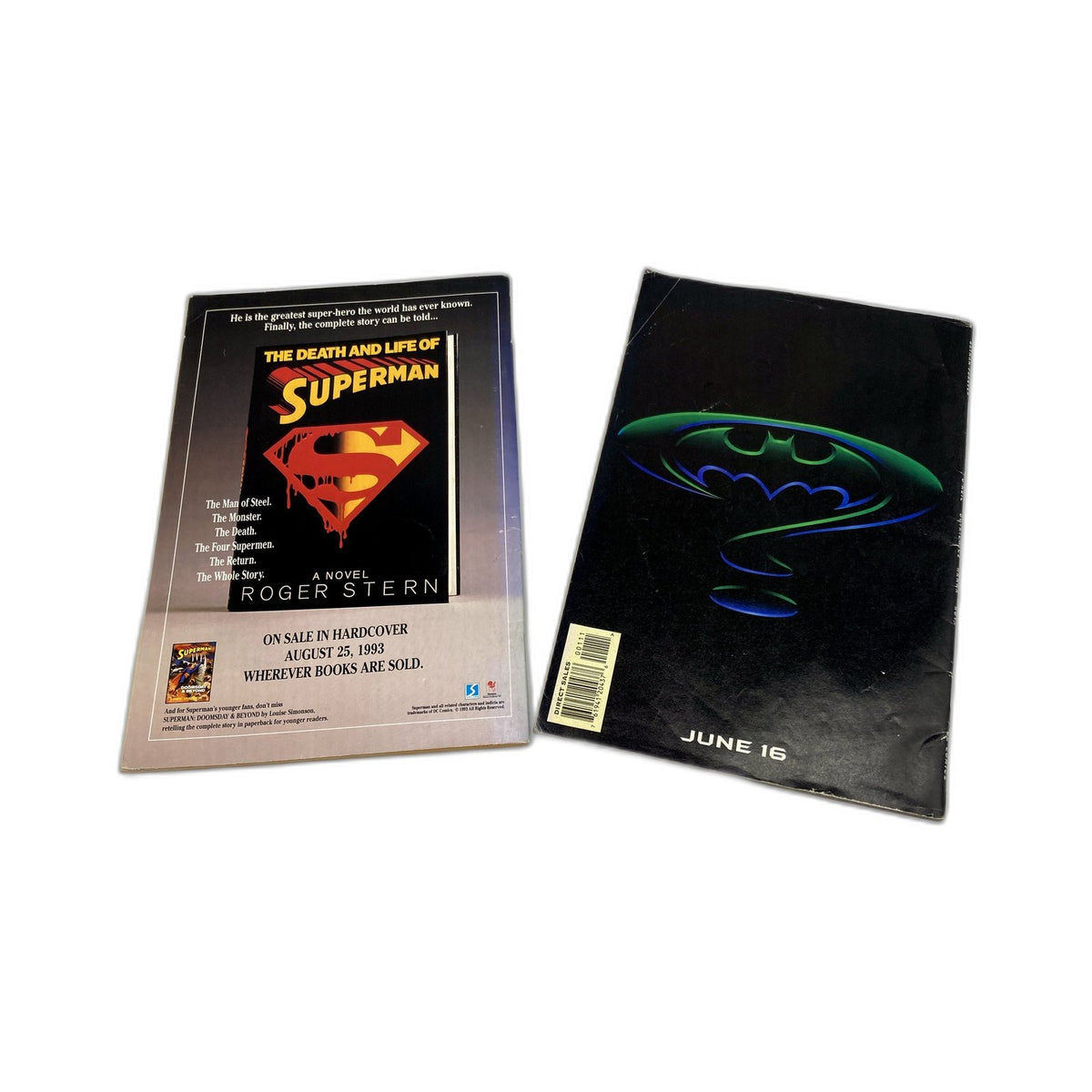 VINTAGE DC Comics Batman Forever Comic Book Collectible 1995 & 1993