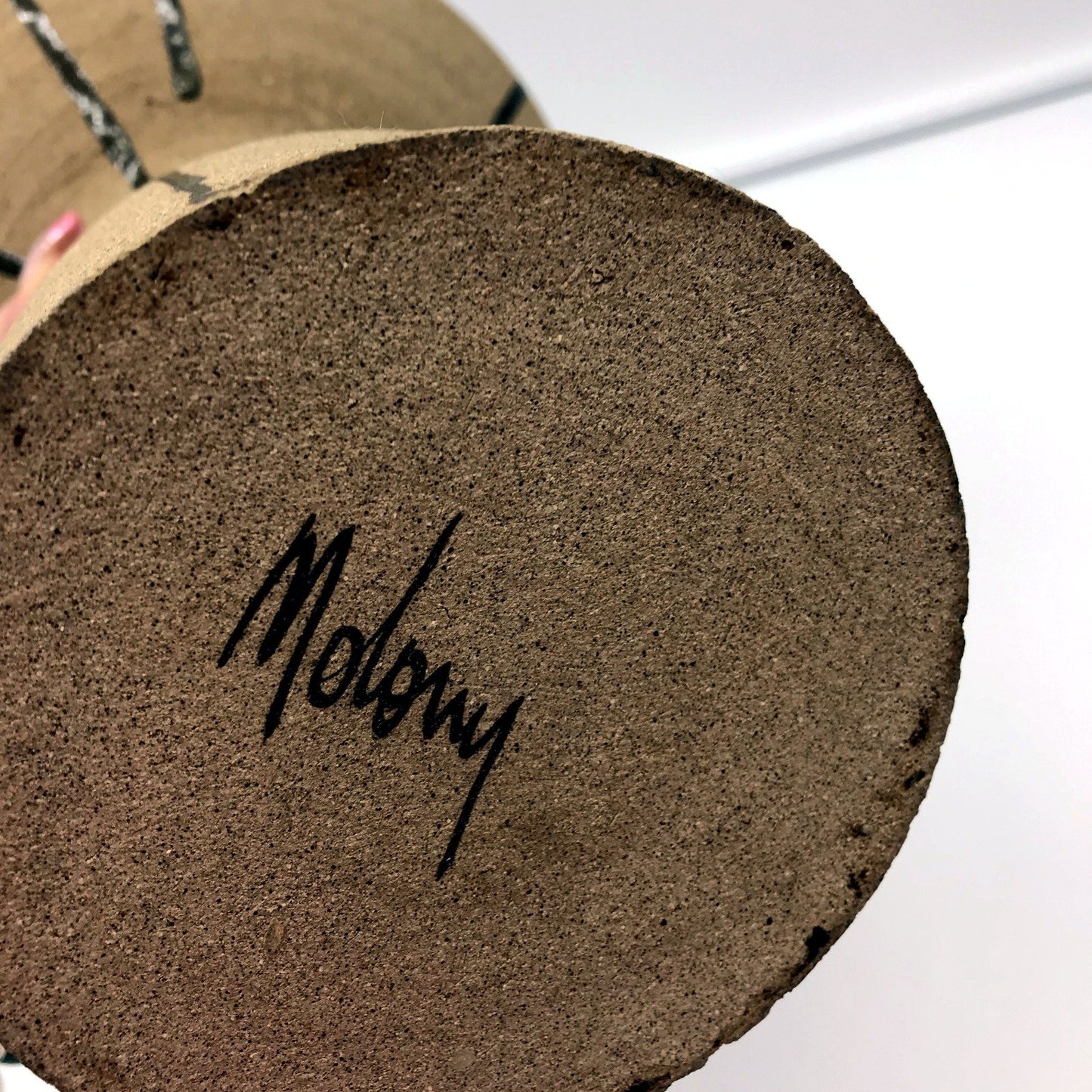 Molony Signed Handmade Vase 37cm Decorative Stoneware Handcrafted Pottery
