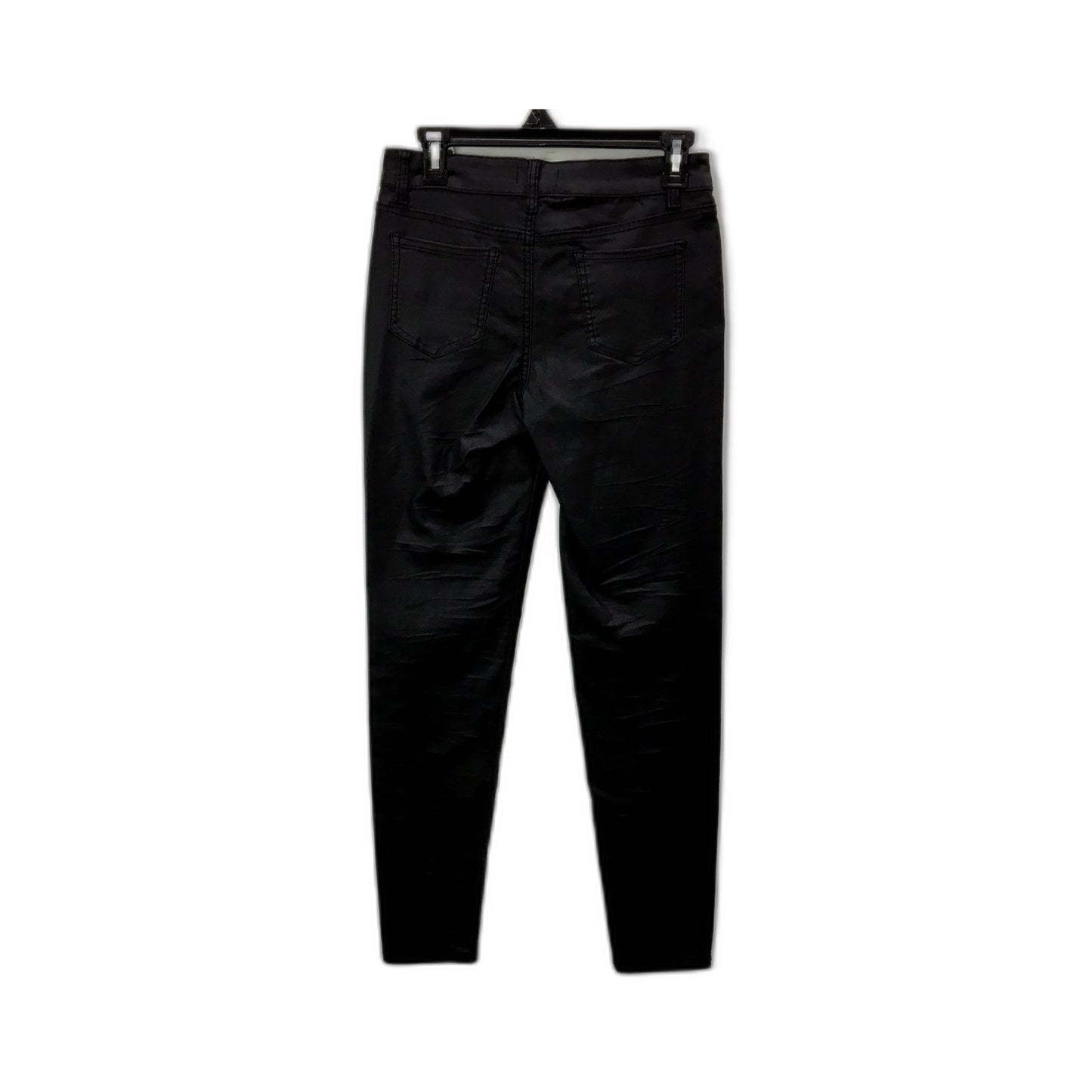 Jessie Womens Skinny Jeans High Waisted Cotton Blend Black Size 12 NEW