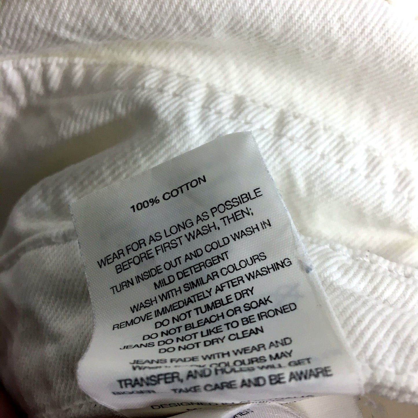 Rolla's Womens High Rise Wide Leg Jeans High Rise Wide Leg White Denim Sz 10