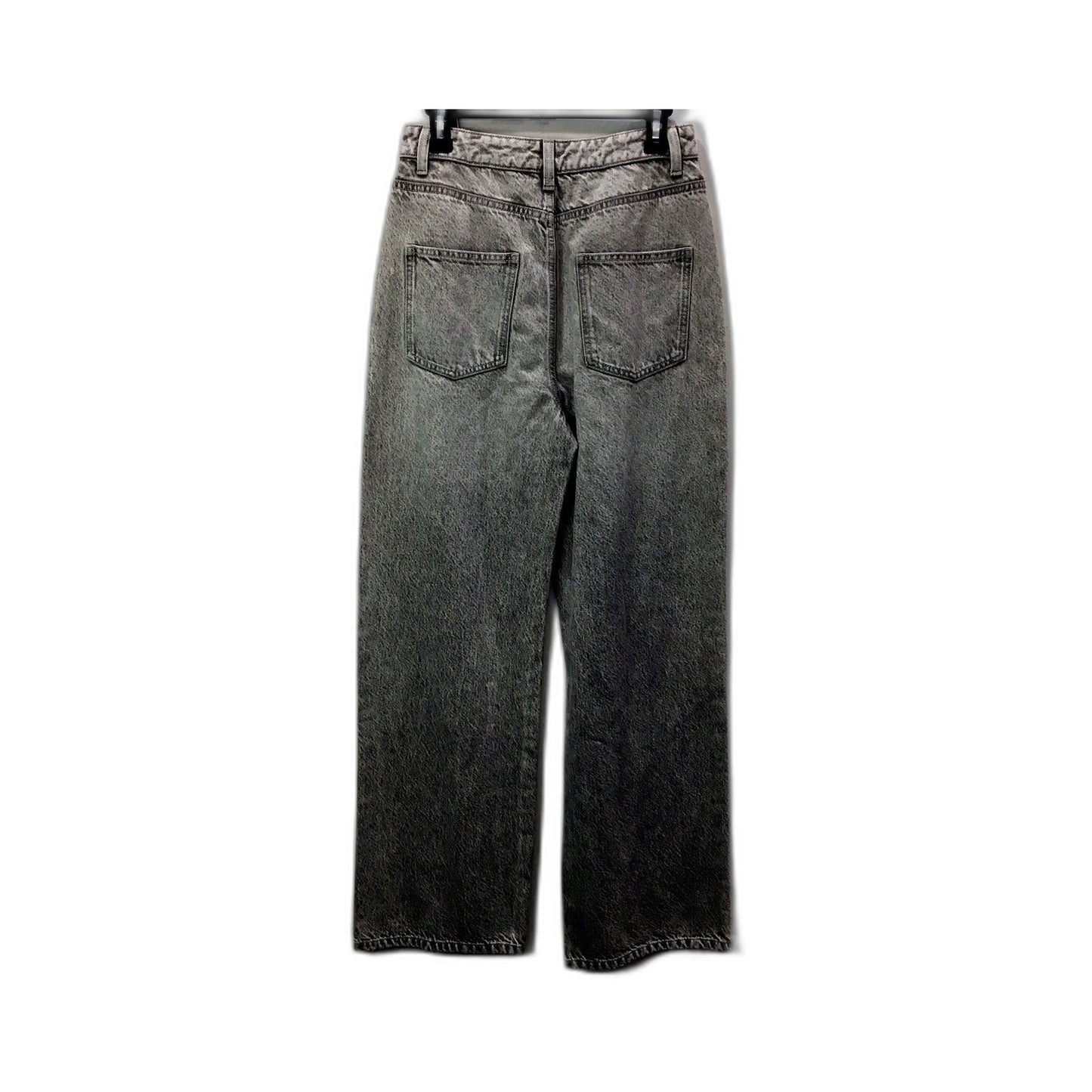 Pearl Wide Leg Jeans Unisex Global Wide Leg Gray Jeans for Small 29 Waist Size