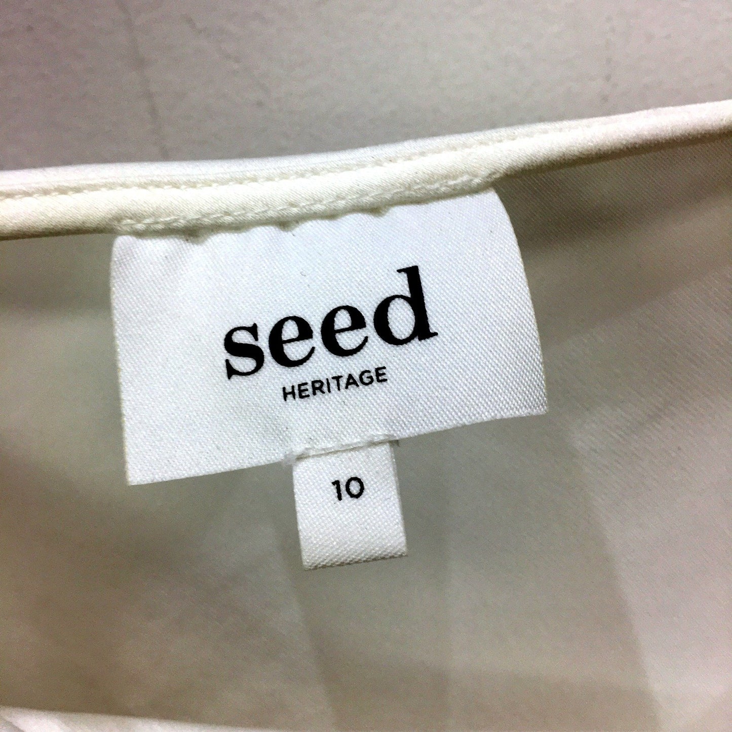 Seed Heritage Womens White Camisole Top - Size 10 NEW