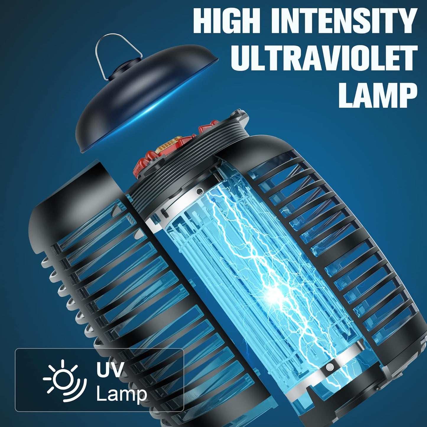 avitong Pro 4200V Electric Bug Zapper Outdoor Mosquito Killer Effective DEMO