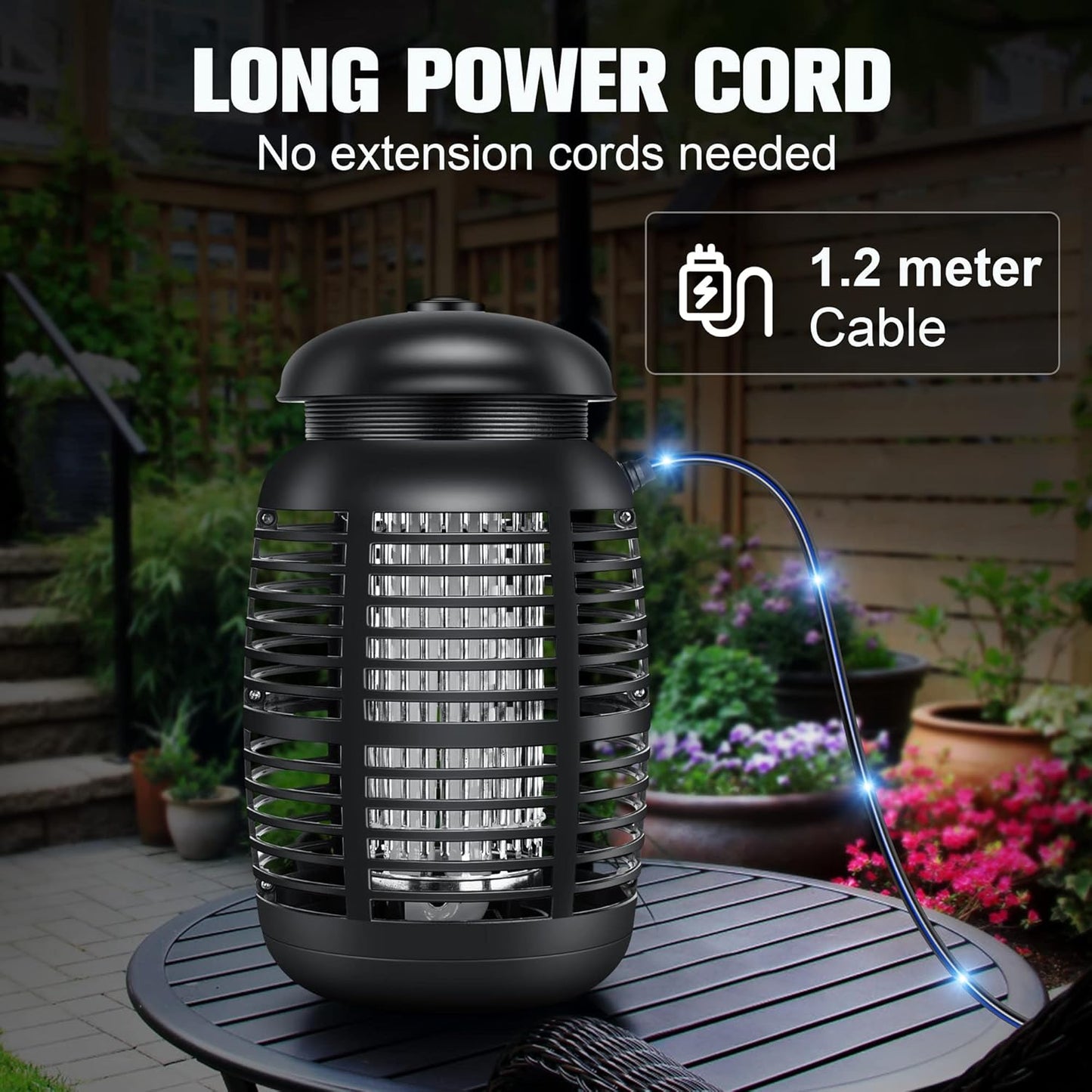 avitong Pro 4200V Electric Bug Zapper Outdoor Mosquito Killer Effective DEMO