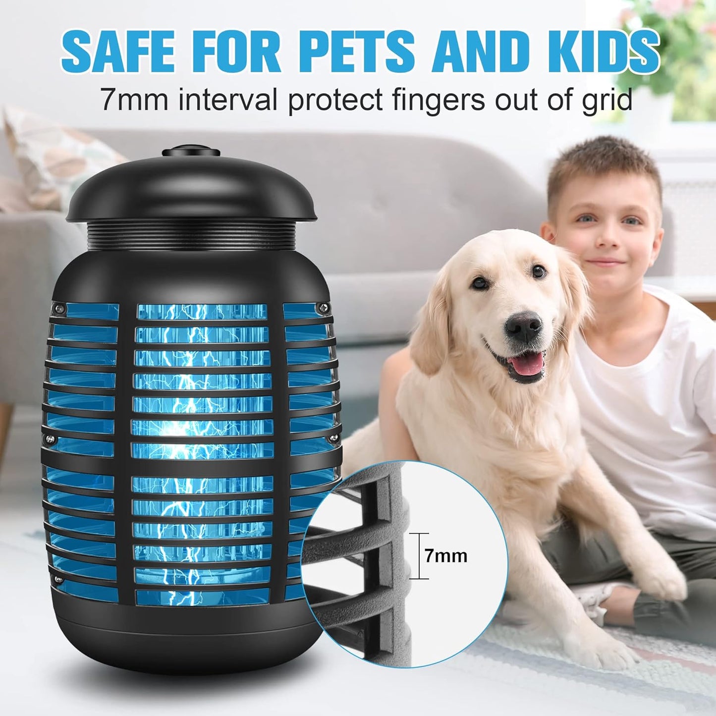 avitong Pro 4200V Electric Bug Zapper Outdoor Mosquito Killer Effective DEMO