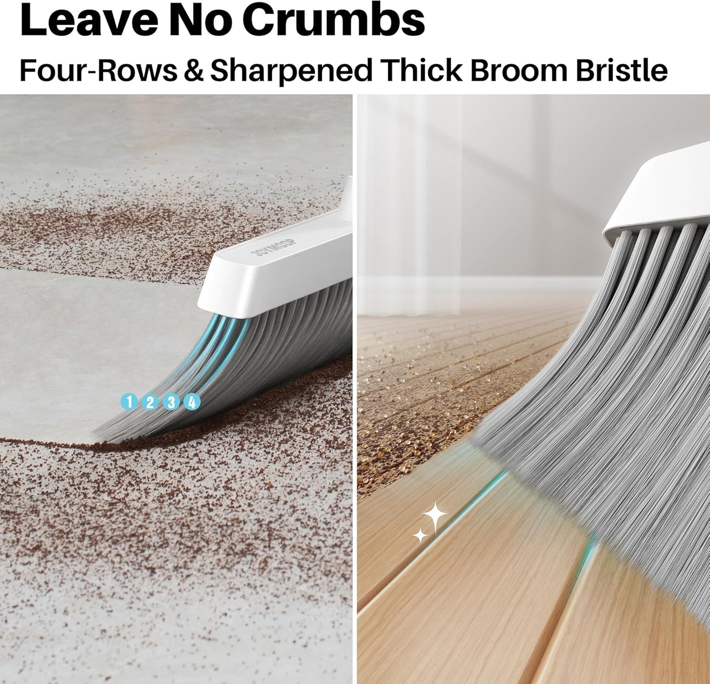 JOYMOOP Upright Sweeping Parts & Accessories Stand Up Broom with Built-in NEW