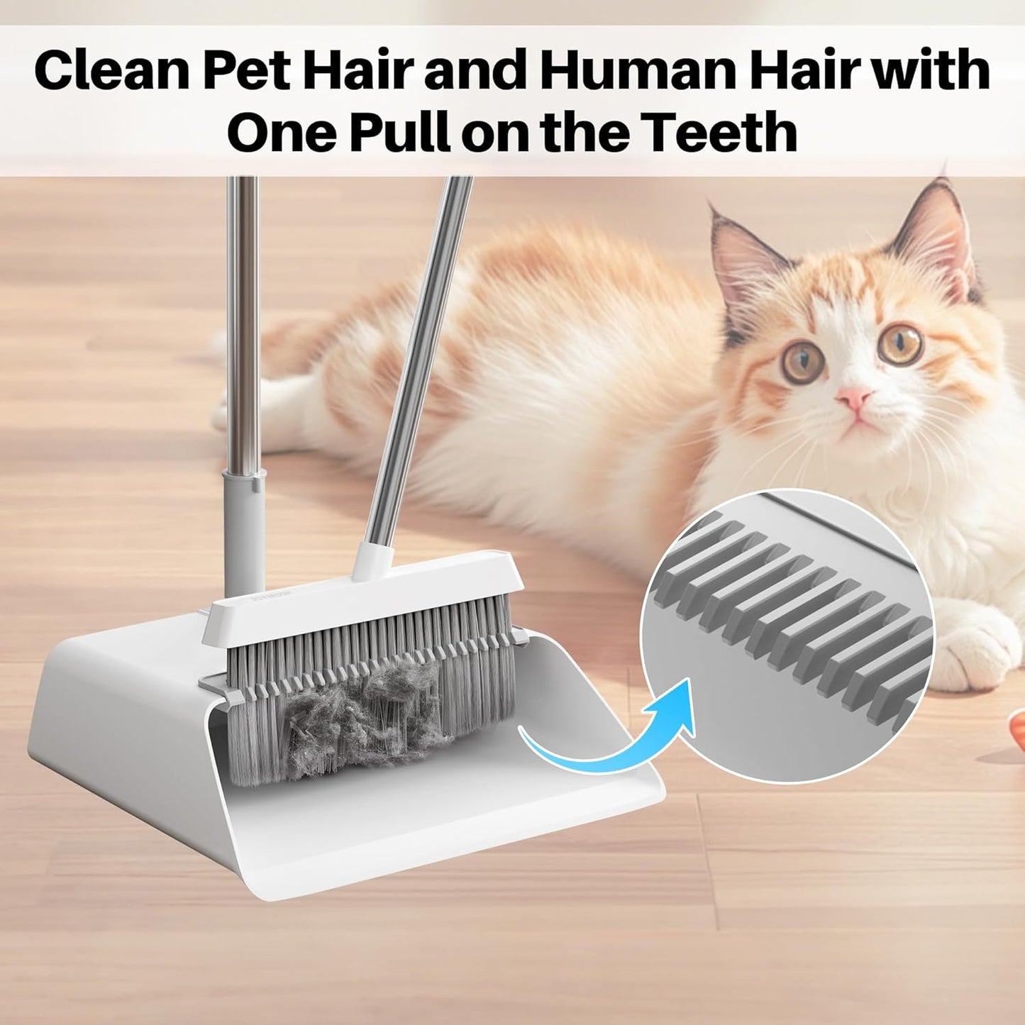 JOYMOOP Upright Sweeping Parts & Accessories Stand Up Broom with Built-in NEW