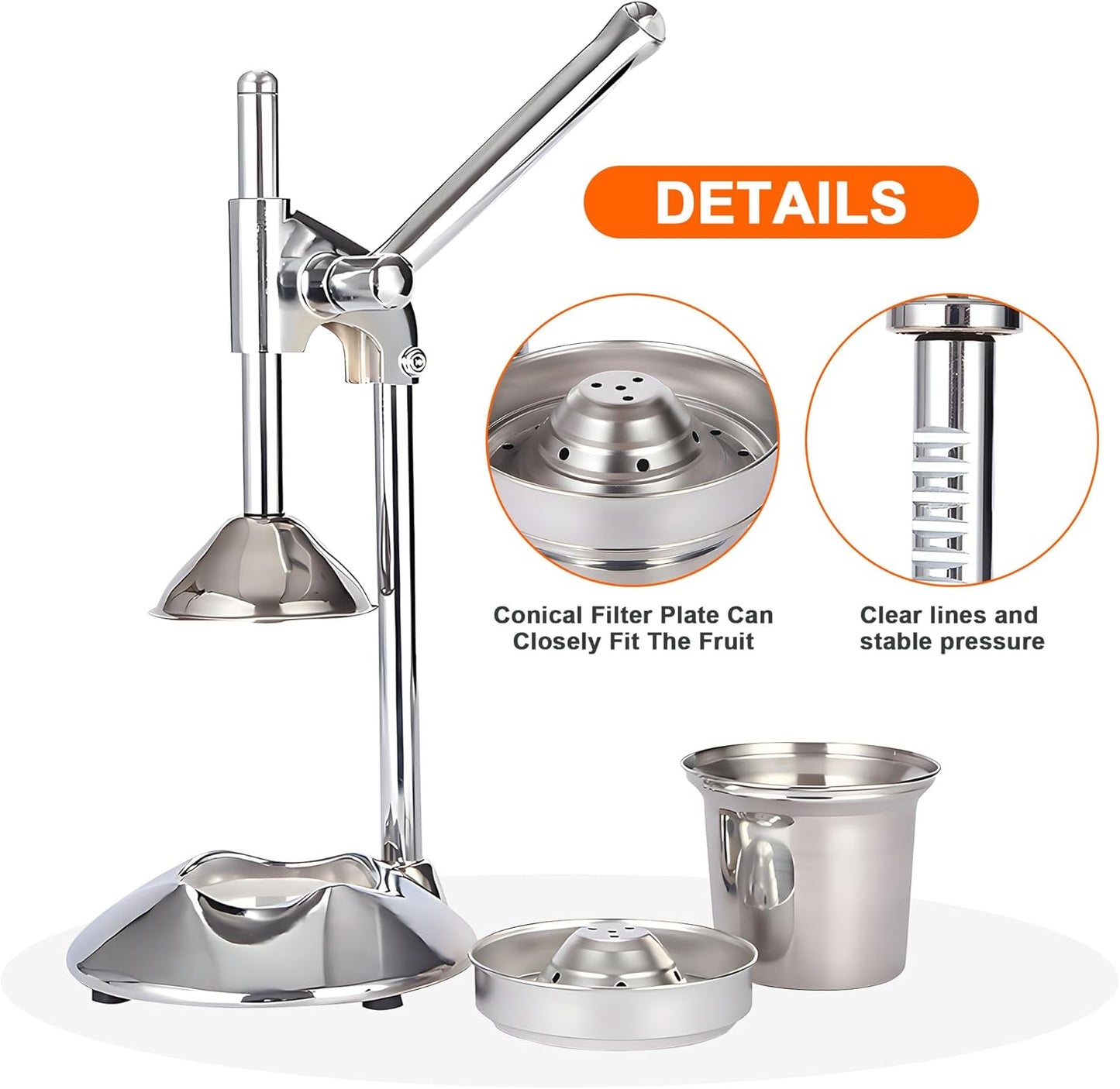 Aumerage Manual Manual Juicers Juicer Hand Press Juice Presser Easy to Clean