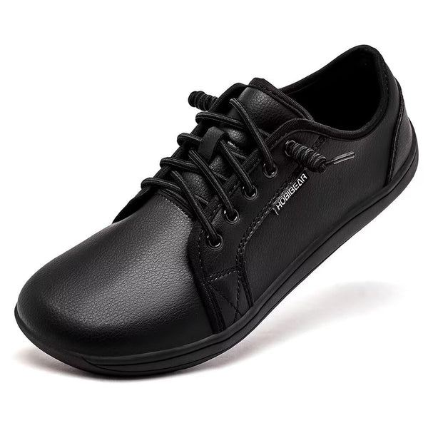 HOBIBEAR Slip On Wide Barefoot Sneakers Zero Drop Minimalist Black Sz 39 EUR NEW