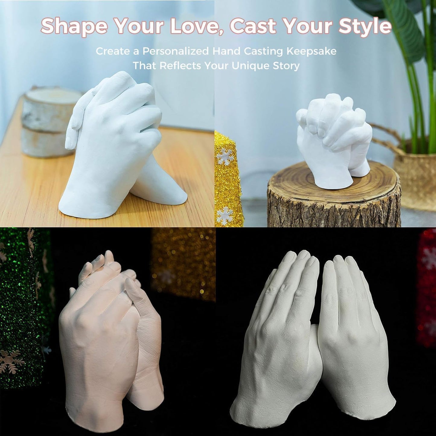 PhosElpida Keepsake DIY Plaster Statue Cast Kit Wedding Casting & Printing NEW