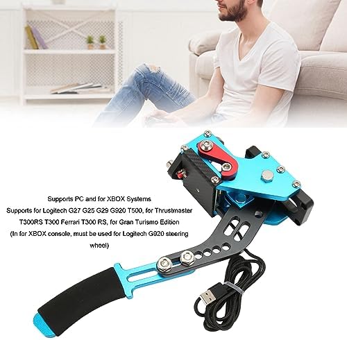 Dpofirs 2-in-1 Controllers & Gamepads USB Progressive Handbrake Game NEW