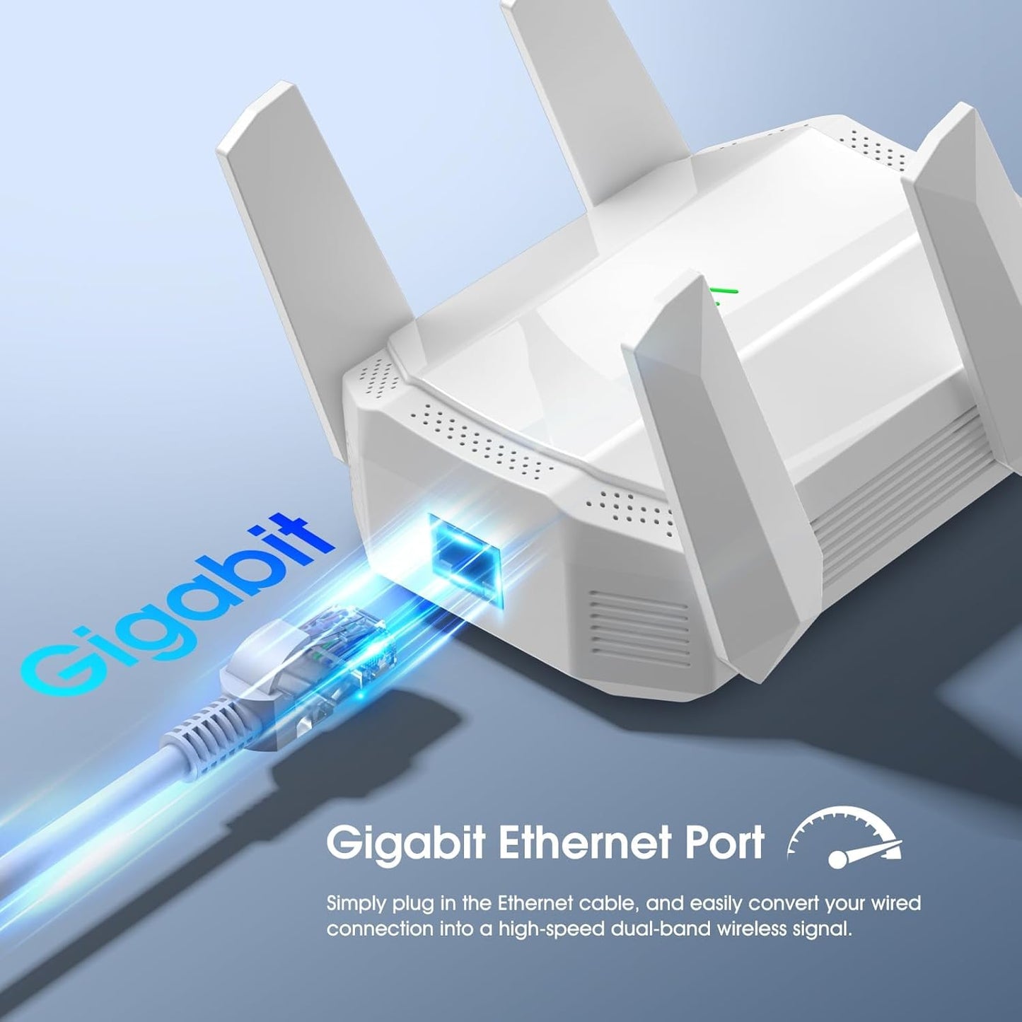 koctic Dual Range Extenders Band WiFi 6 Range Extender & Signal Booster DEMO