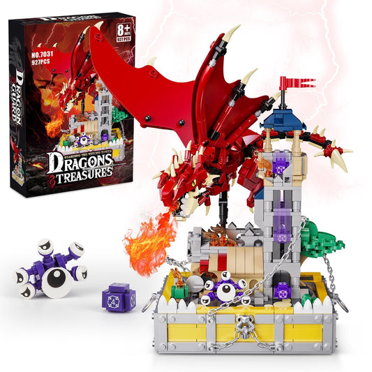 QLT QIAOLETONG Boys Castle Building Set Multicolour Plastic Size 7.8 X 11.8 NEW