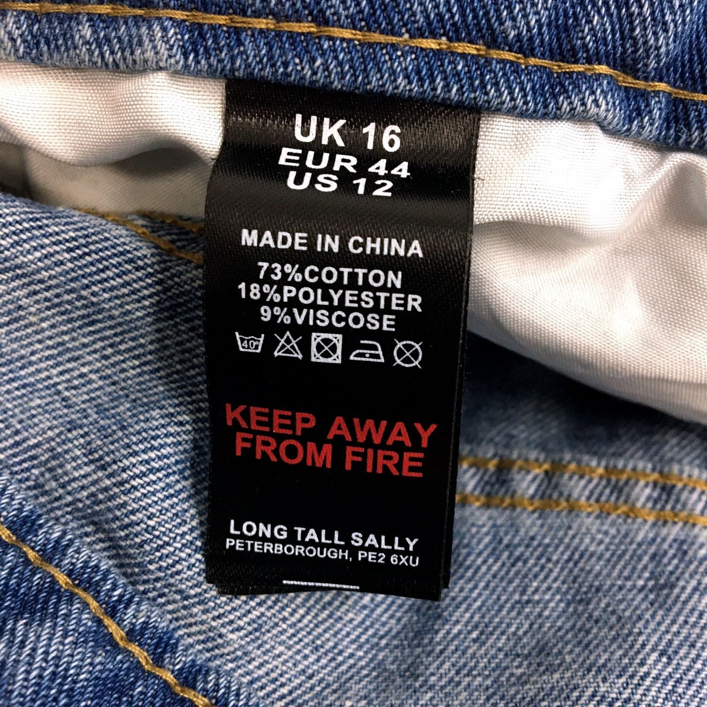 LTS Womens Denim Skirt Dark Blue Denim Midi Skirt for Size 16