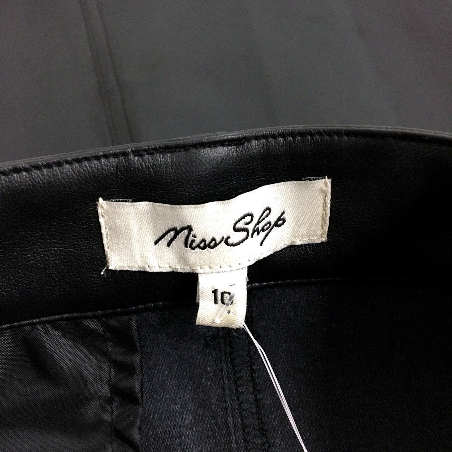 Miss Shop Womens Black Comfortable Pencil Skirt Size 10 NEW