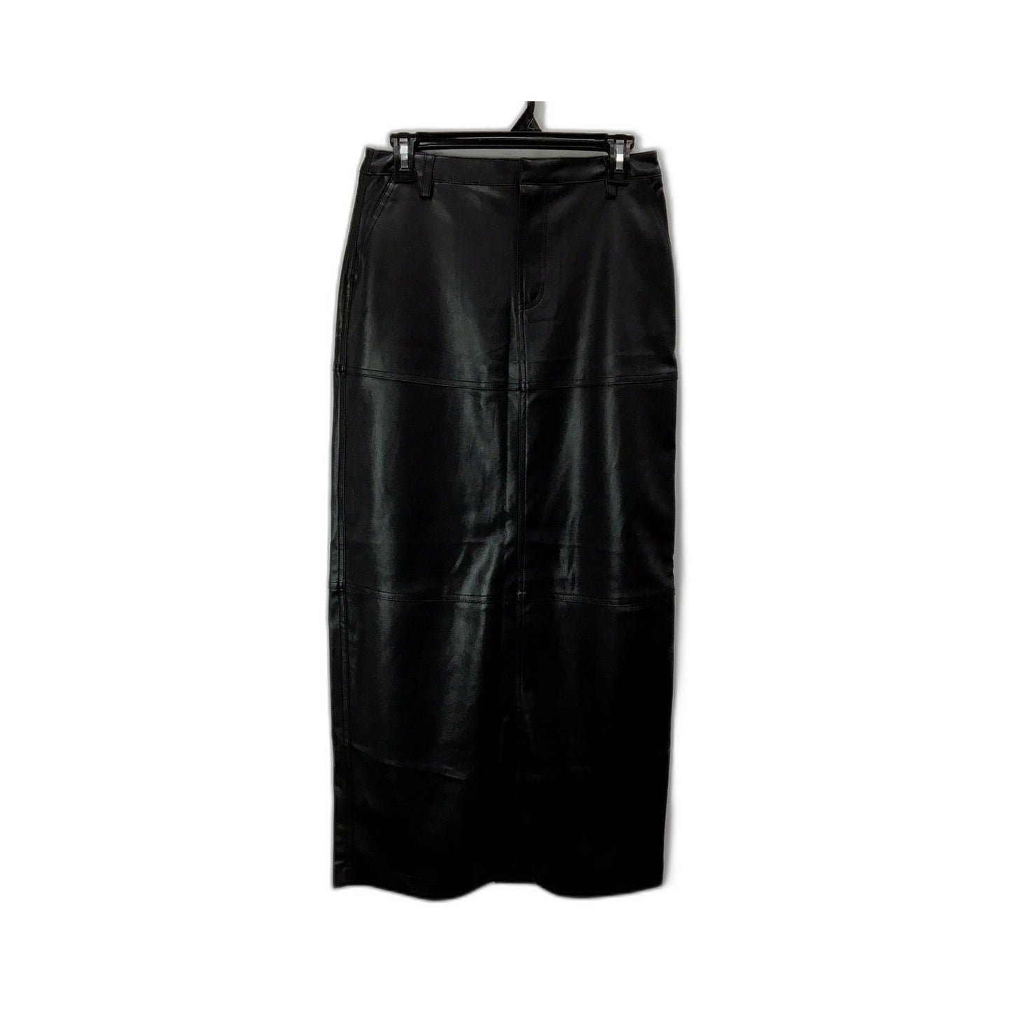 Alice in the Eve. Womens Black Leather Skirt, Size S NEW