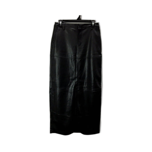 Alice in the Eve. Womens Black Leather Skirt, Size S NEW