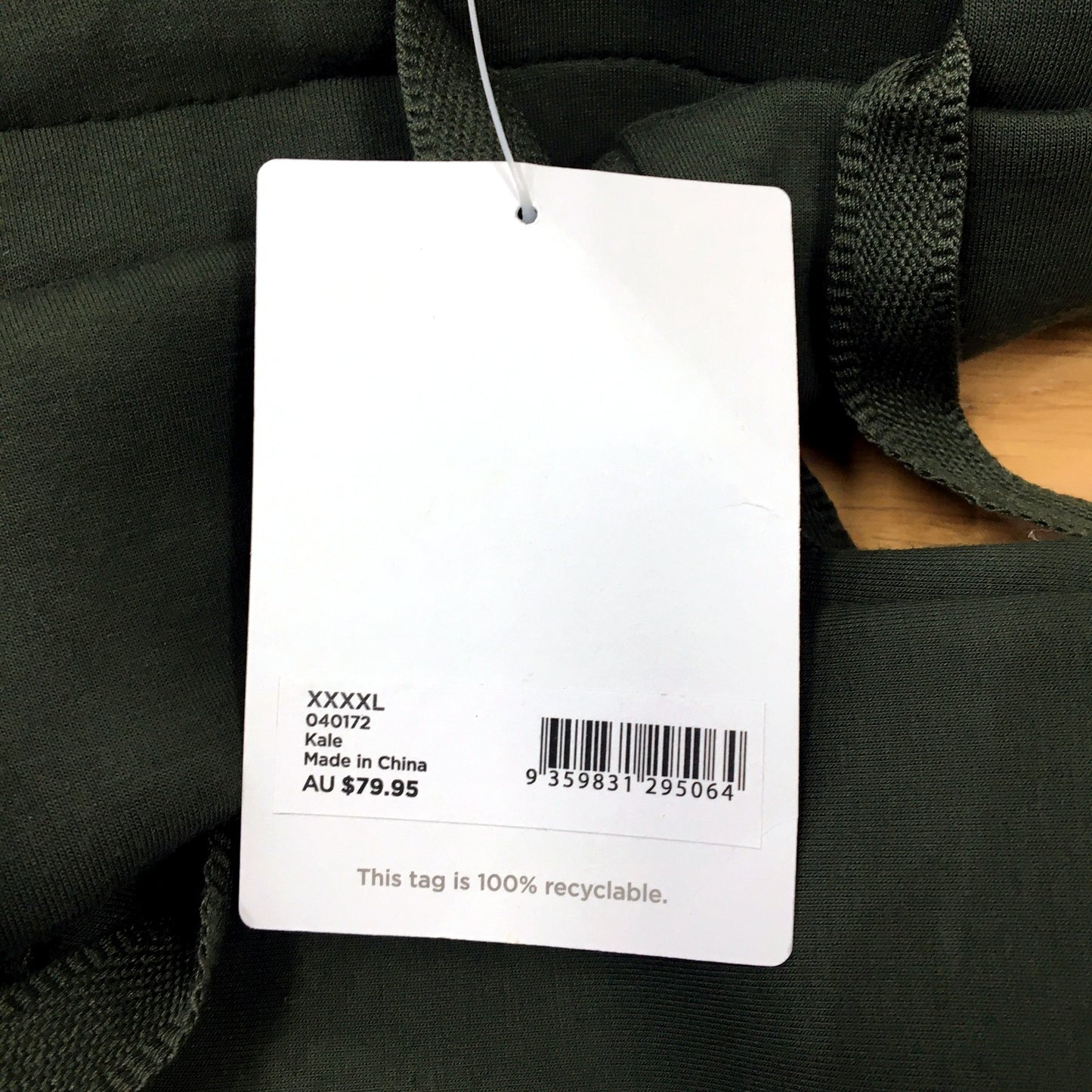 Sussan Womens Zip Up Pullover Tracksuit Set Dark Green Comfortable Size 4XL NEW