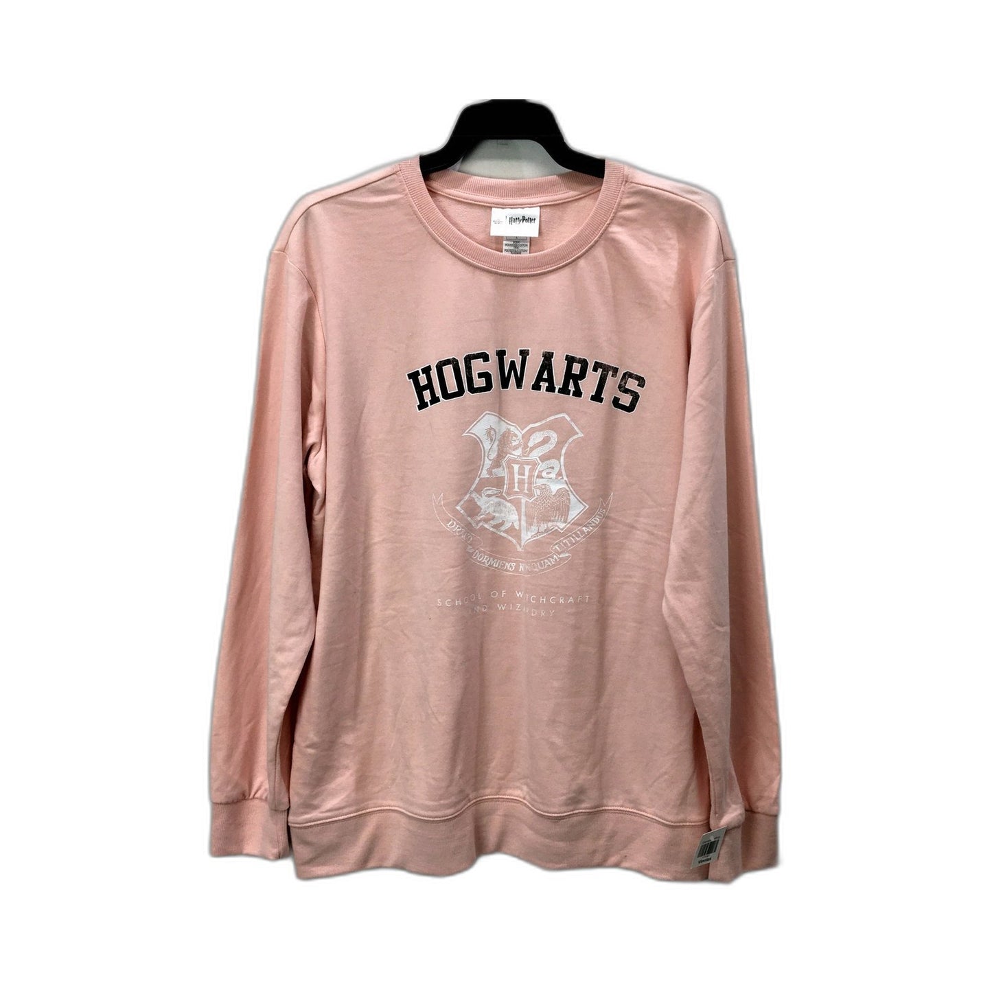 Harry Potter Womens Pink Pullover Sweatshirt Comfortable Cozy Soft Size L